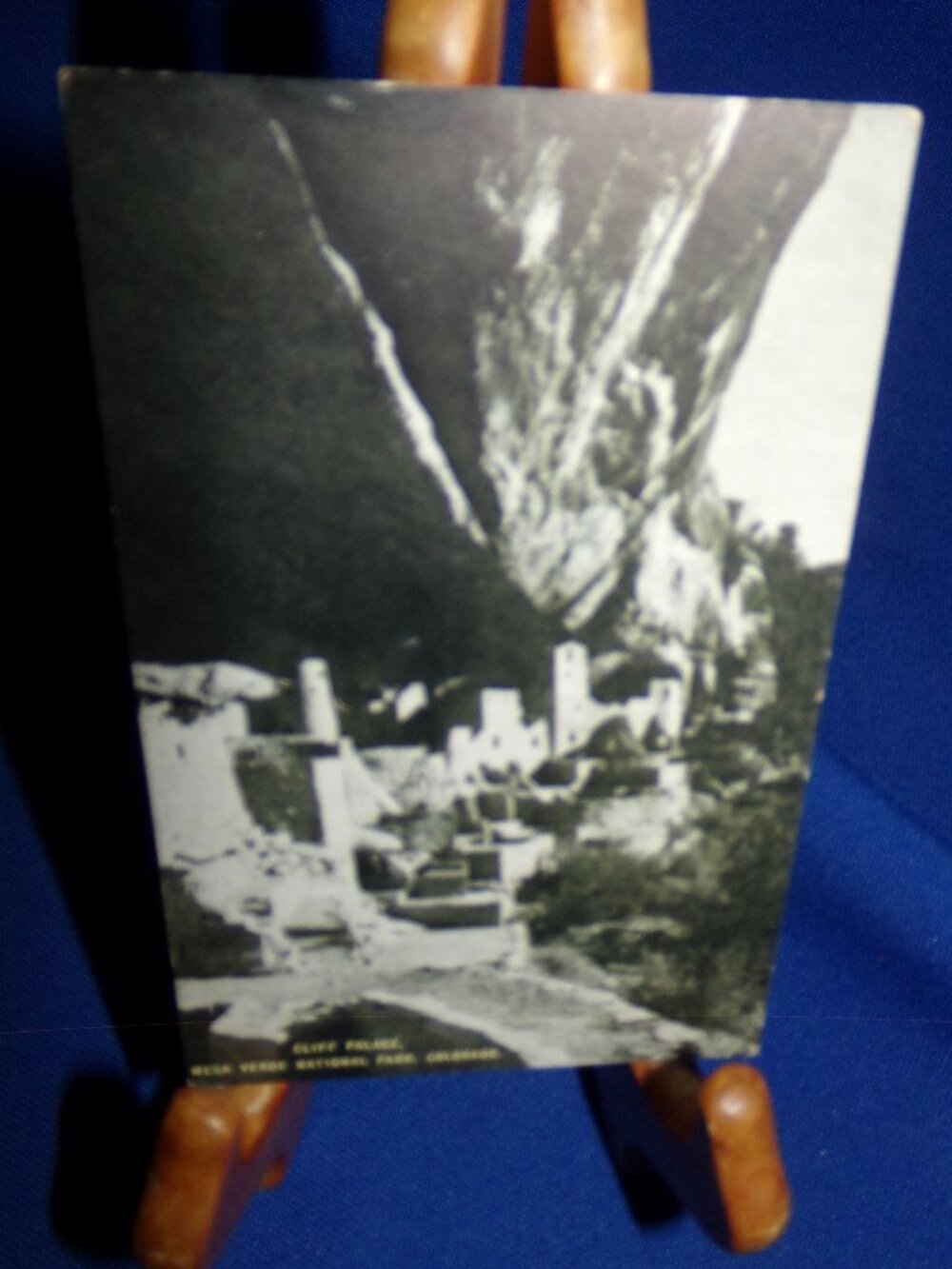 Vintage Mesa Verde National Park Ruins & Conoco Postcard - Unposted - Colorado